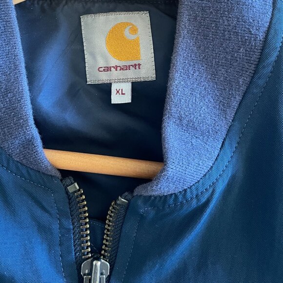 Mens Carhartt WIP Work In Progress Navy Adams Jacket  XL - Picture 2 of 4